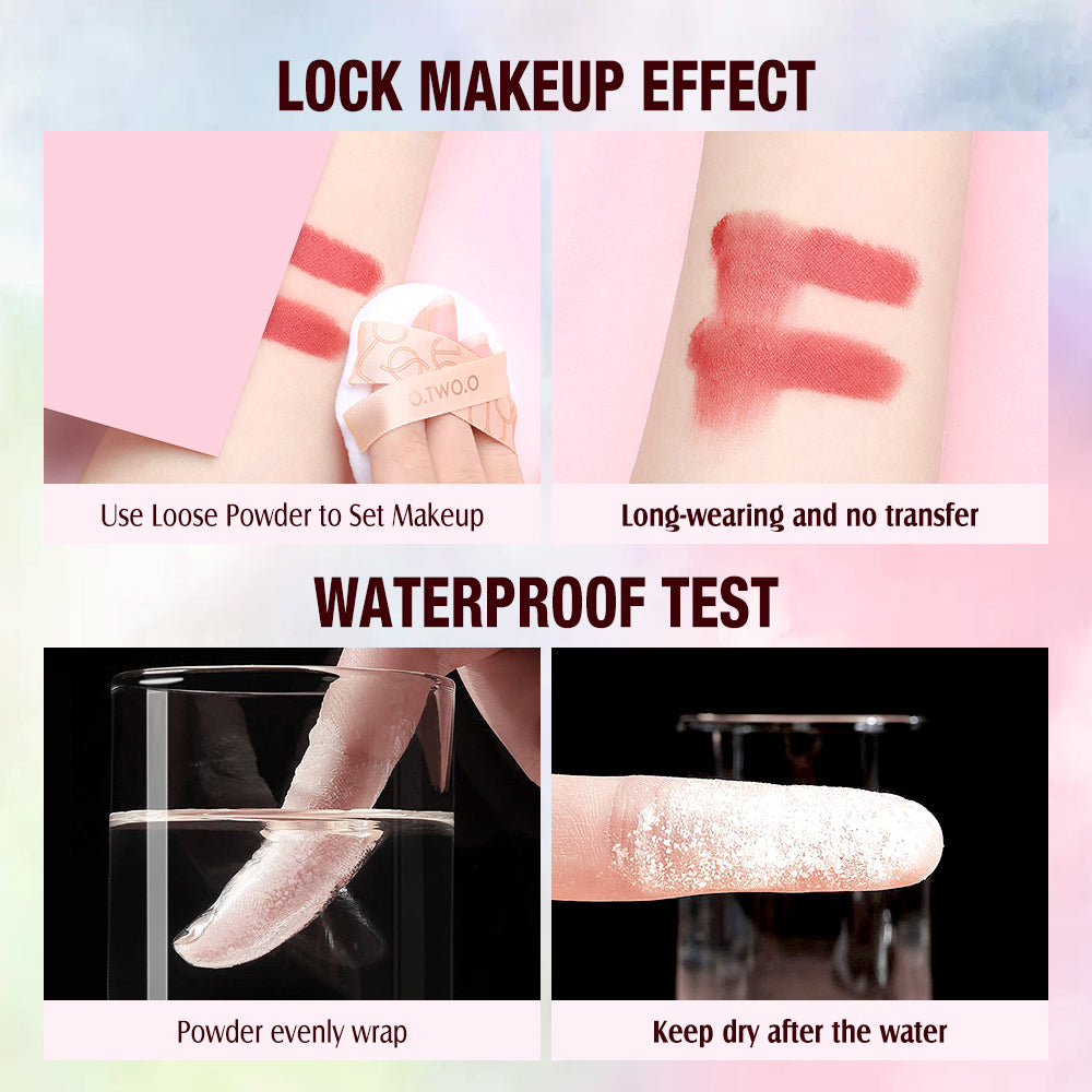 O.TWO.O Face Setting Powder 3 Color Fine Powder Oil Control Makeup Loose Powder