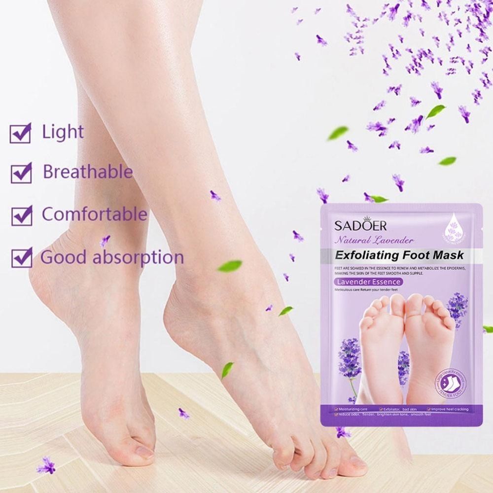 Sadoer Exfoliating Foot Mask - Lavender Essence
