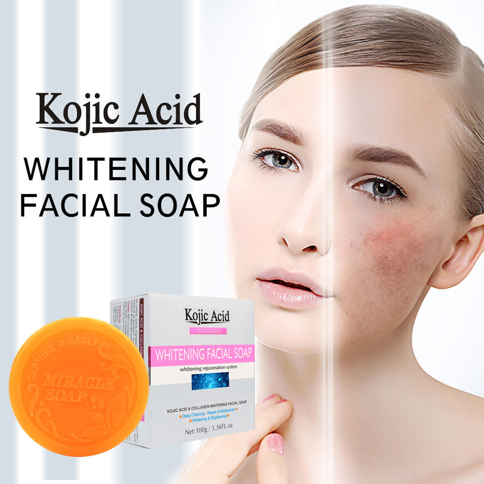 KOJIC ACID COLLAGEN WHITENING FACIAL SOAP