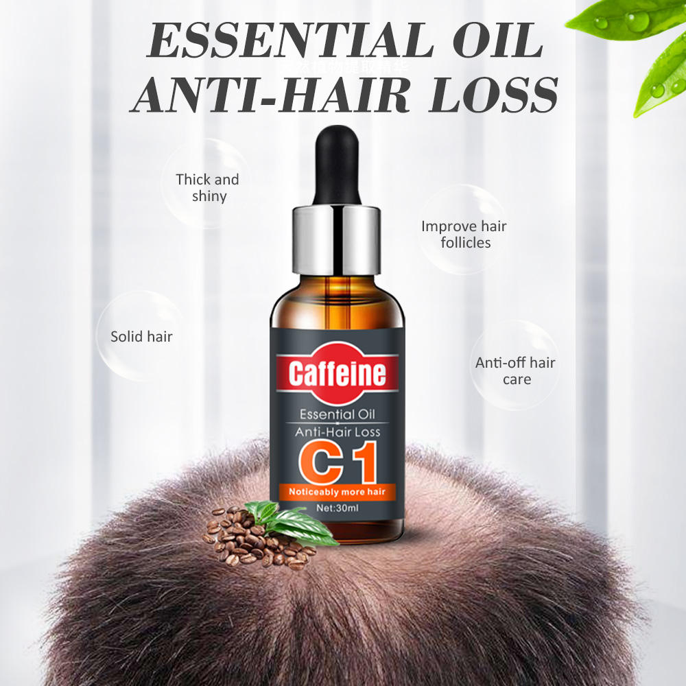 CAFFEINE ESSENTIAL OIL ANTI HAIR LOSS