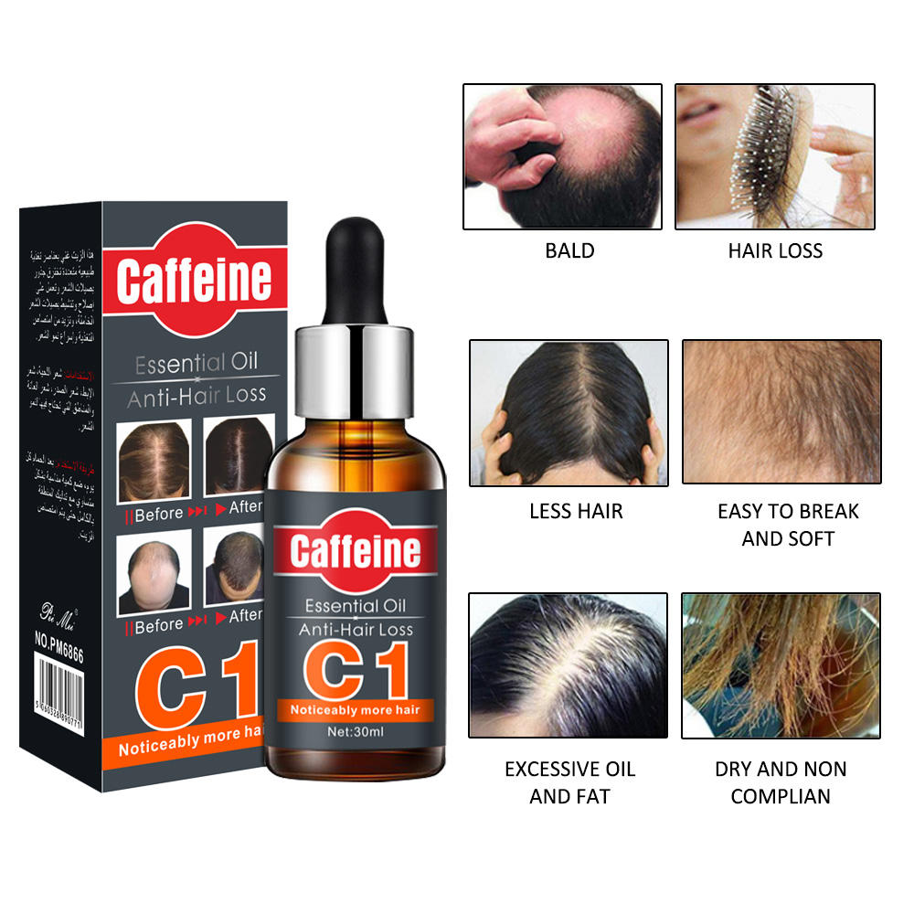 CAFFEINE ESSENTIAL OIL ANTI HAIR LOSS