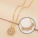 HEART SHAPED 2 WAYS WEARING PENDANT MAGNETIC NECKLACE