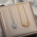 HEART SHAPED 2 WAYS WEARING PENDANT MAGNETIC NECKLACE