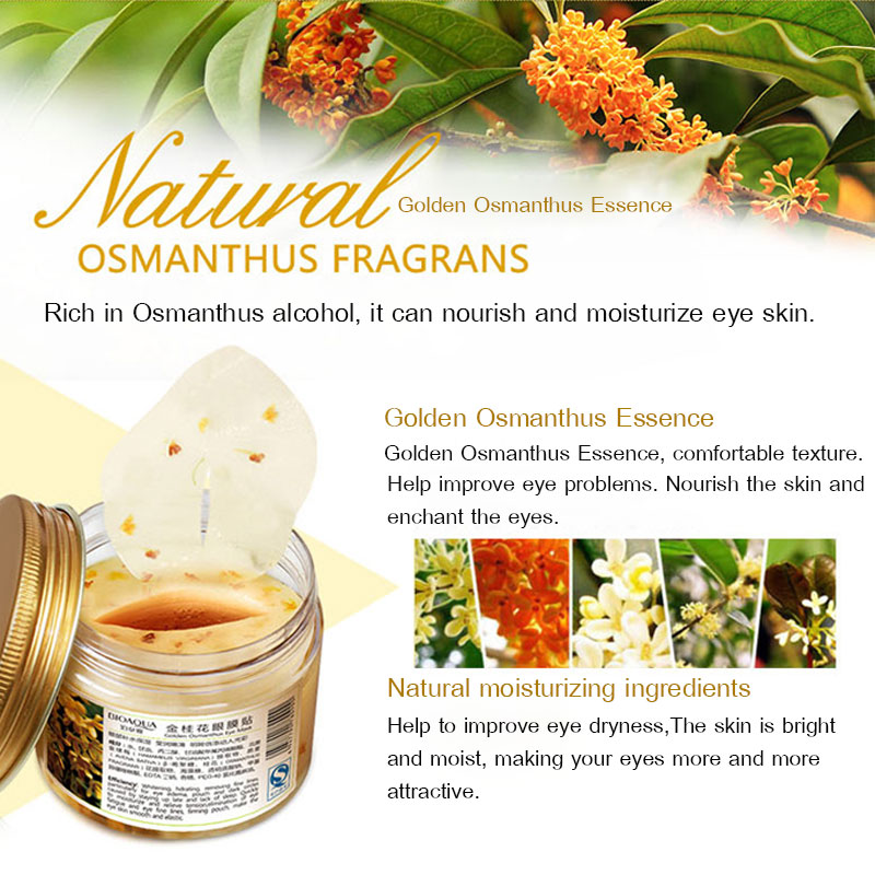 BIOAOUA POGUAN YA GOLDEN OSMANTHUS EYE MASK