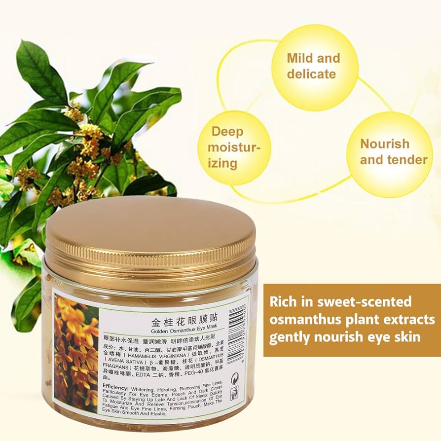 BIOAOUA POGUAN YA GOLDEN OSMANTHUS EYE MASK
