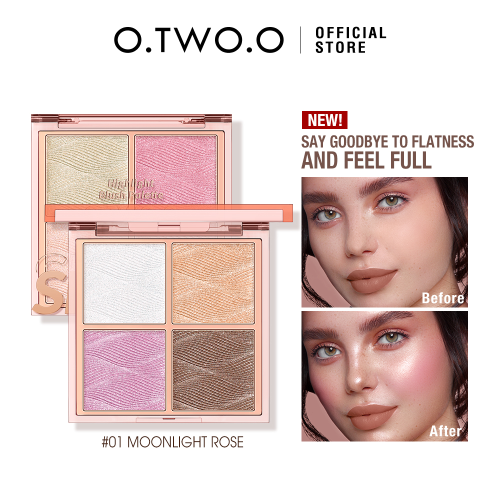 O.TWO.O Highlight Blush Palette
