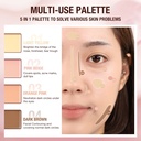 O.TWO.O Makeup Pallete Of Concealer Contour Blush Cream