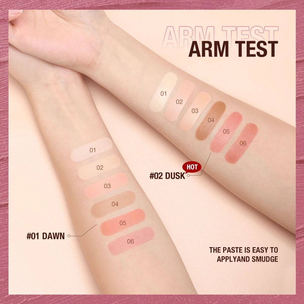 O.TWO.O Makeup Pallete Of Concealer Contour Blush Cream