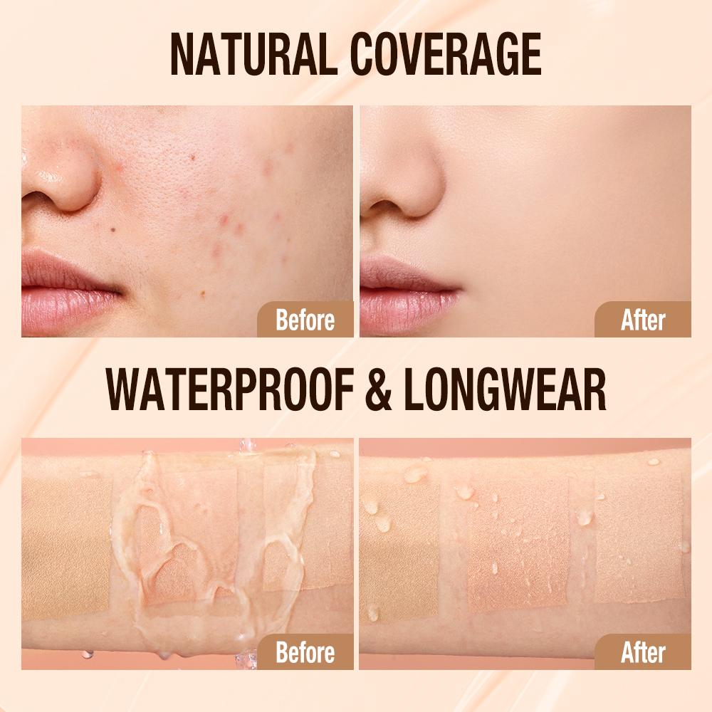 O.TWO.O Matt Finish Medium Coverage Liquid Foundation