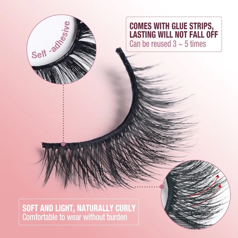 O.TWO.O Natural False Eyelashes
