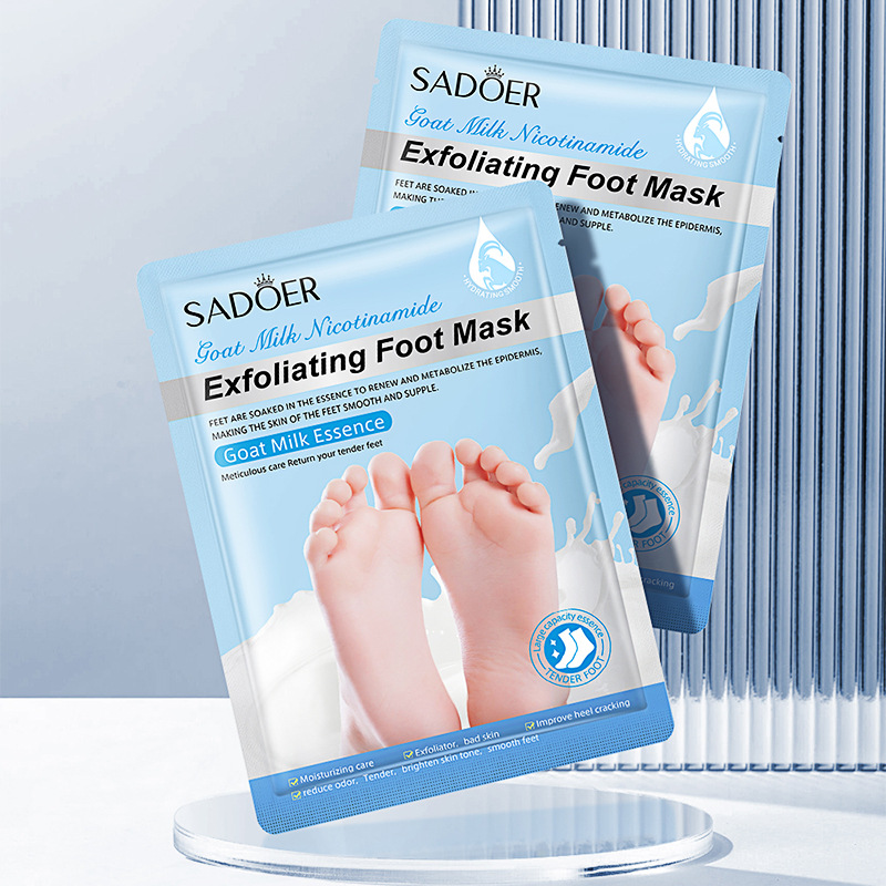 Sadoer Exfoliating Foot Mask - Goat Milk Essence