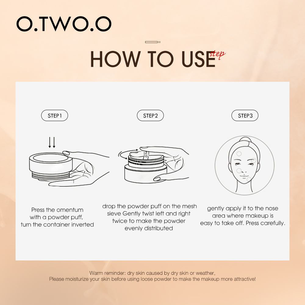 O.TWO.O Oil Control Matte Loose Powder