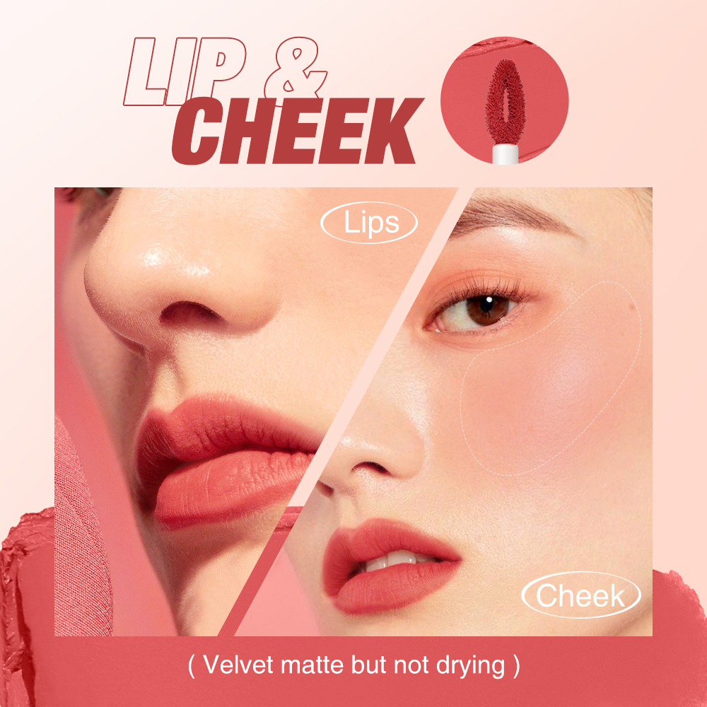 O.TWO.O Velvet Matte Lip & Cheek Mud