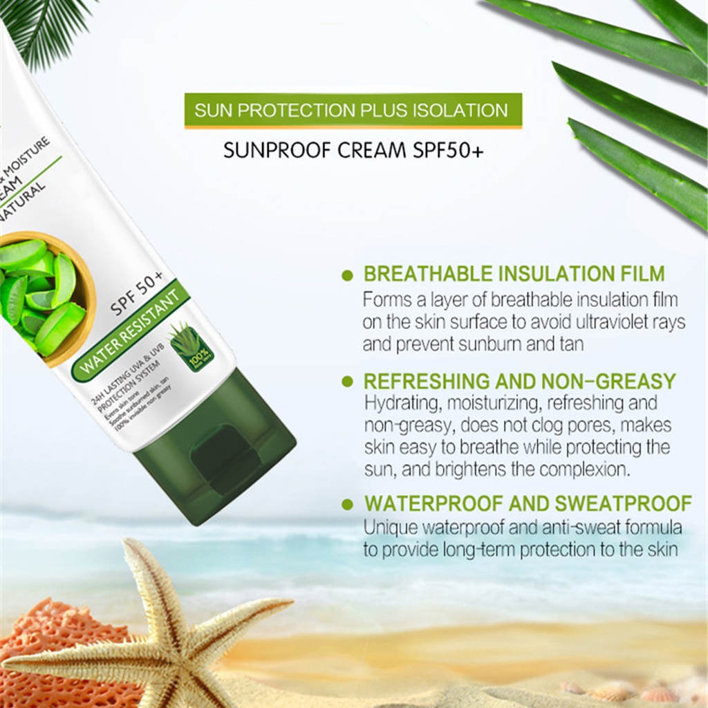 DR.RASHEL ALOE VERA SOOTHING & MOISTURE SUN CREAM SPF50