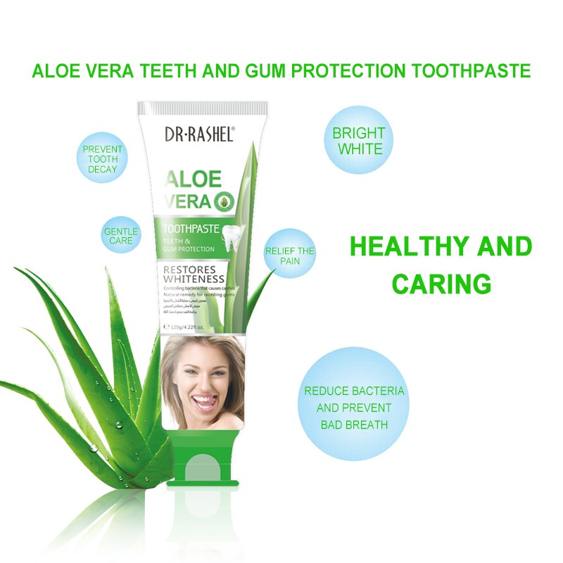 DR.RASHEL ALOE VERA TOOTH PASTE _ RESTORES WHITENESS
