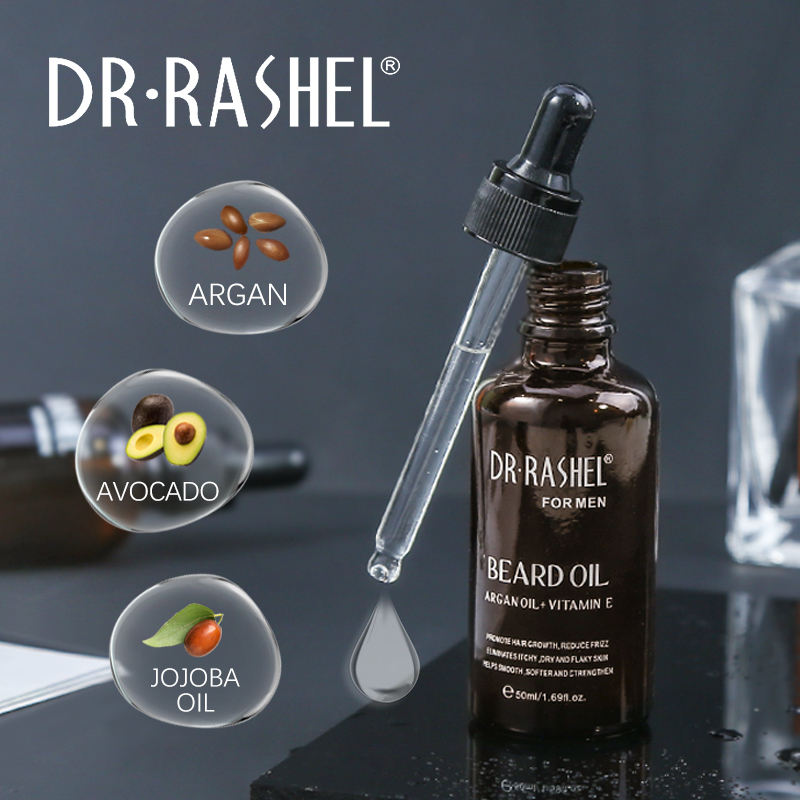 DR.RASHEL BEARD OIL ARGAN OIL + VITAMIN E