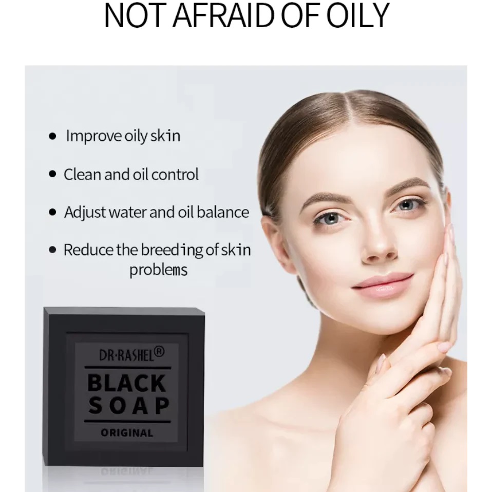 DR.RASHEL BLACK SOAP COLLAGEN & CHARCOALS SOAP