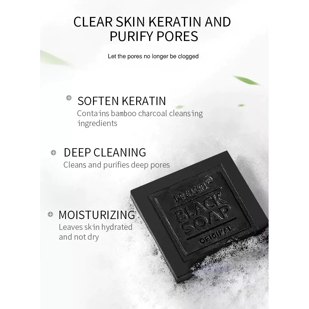 DR.RASHEL BLACK SOAP COLLAGEN & CHARCOALS SOAP