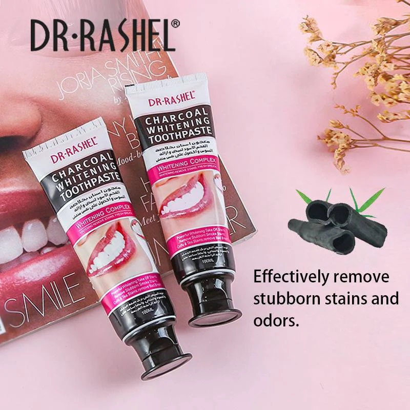 DR.RASHEL CHARCOAL WHITENING TOOTHPASTE - WHITENING COMPLEX