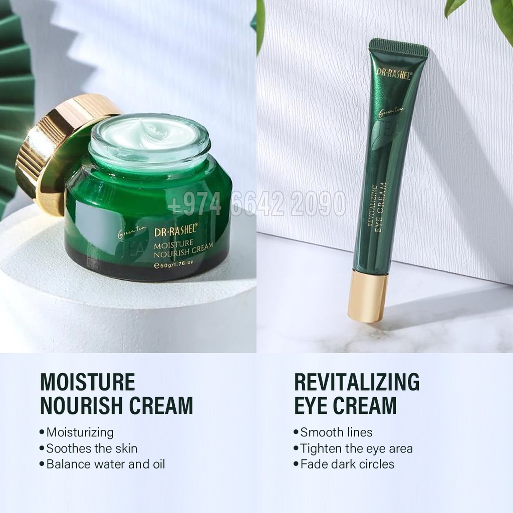 DR.RASHEL GREEN TEA PURIFY BALANCING SKIN CARE KIT 10 PIECES