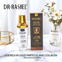 DR.RASHEL MILK WITH REAL GOLD ATOMS & COLLAGEN _ FACIAL MILK CLEANER & WHITENING