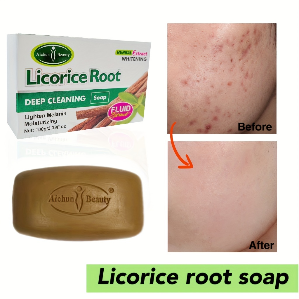 Aichun Beauty Licorice Root Deep Cleansing Soap
