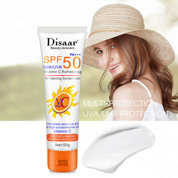 DISAAR SPF50 VITAMIN C REFRESHING WHITENING SUN CREAM