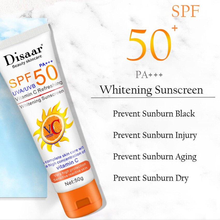 DISAAR SPF50 VITAMIN C REFRESHING WHITENING SUN CREAM