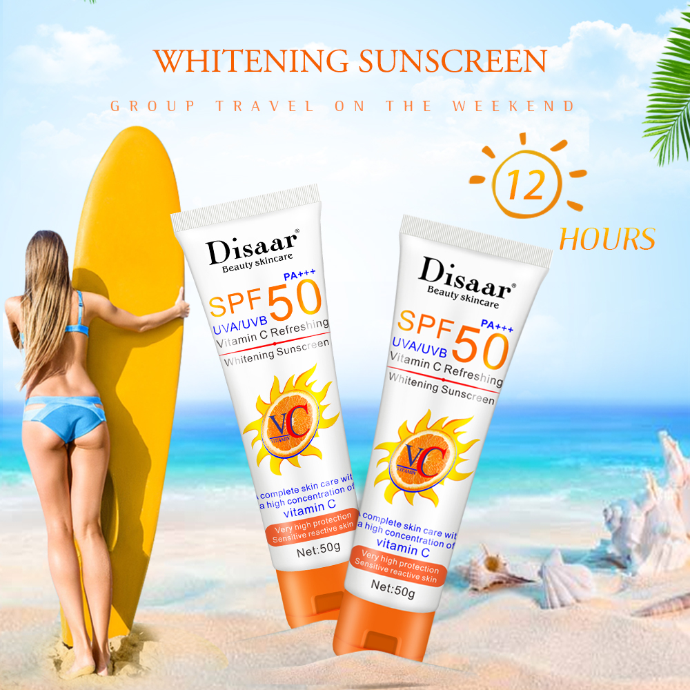 DISAAR SPF50 VITAMIN C REFRESHING WHITENING SUN CREAM