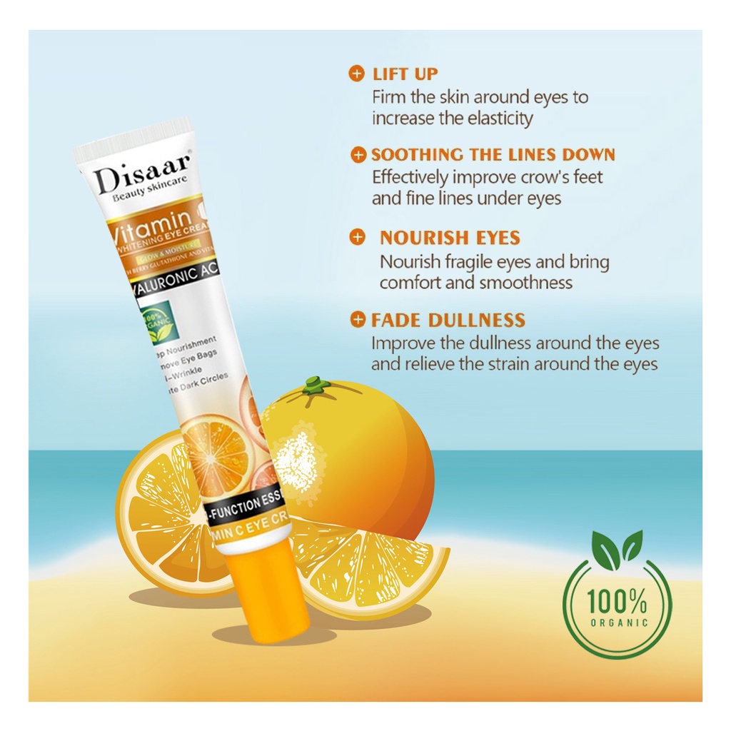 DISAAR VITAMIN C WHITENING EYE CREAM