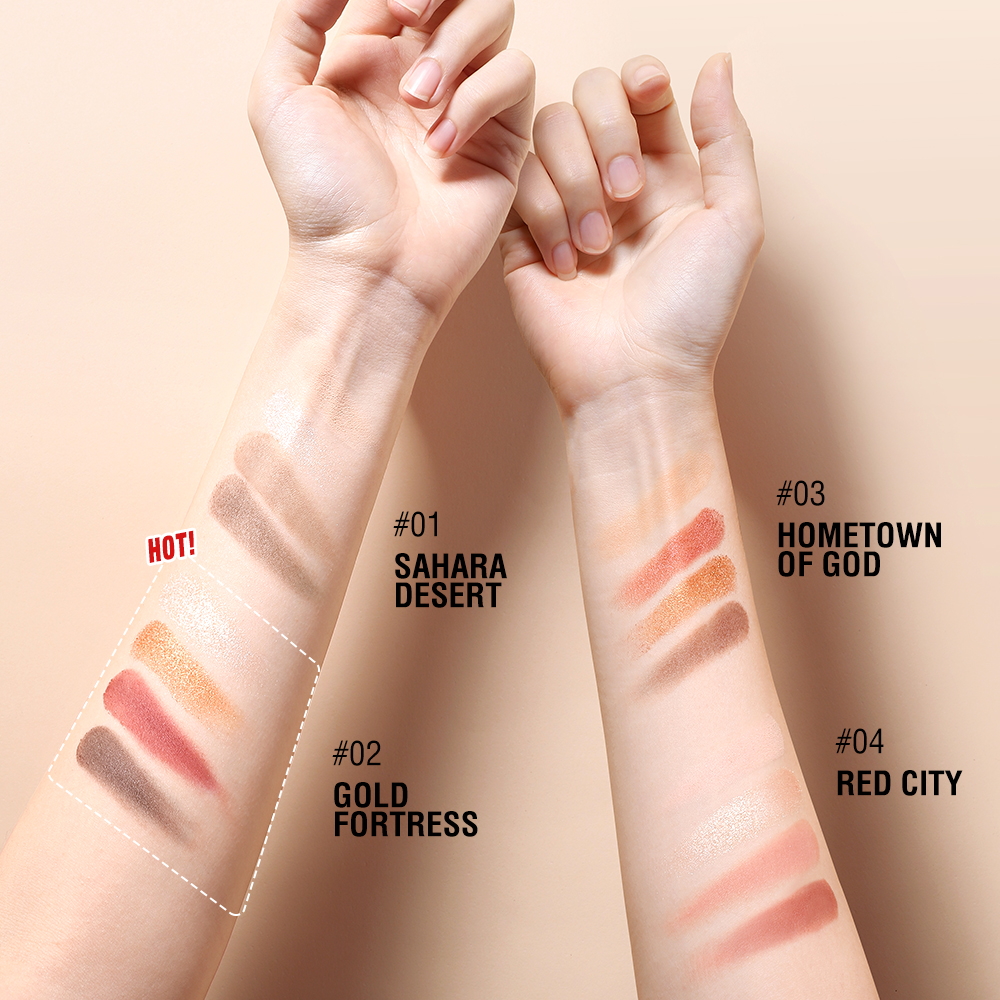 O.TWO.O Crystal Eyeshadow Palette Mini