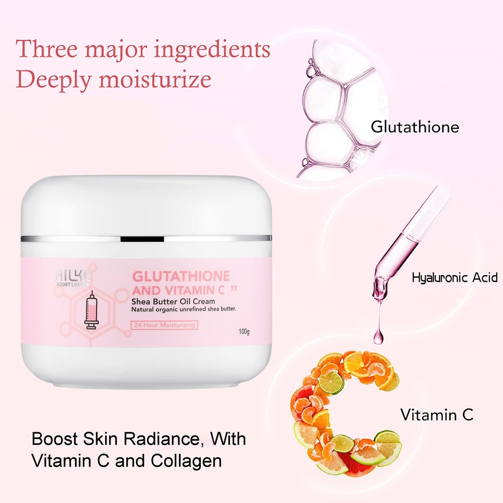 AILKE GLUTATHIONE AND VITAMIN C SHEA BUTTER OIL CREAM