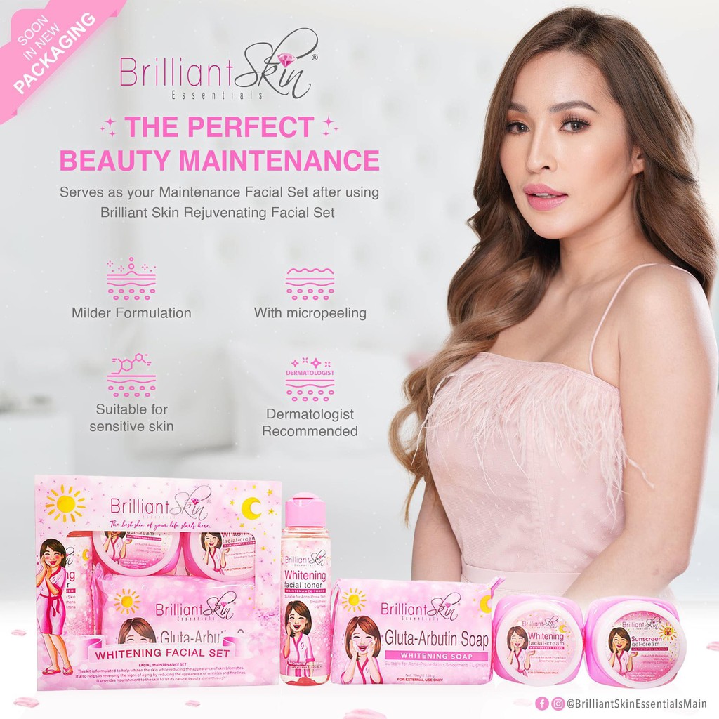 BRILLIANT SKIN ESSENTIALS WHITENING FACIAL SET