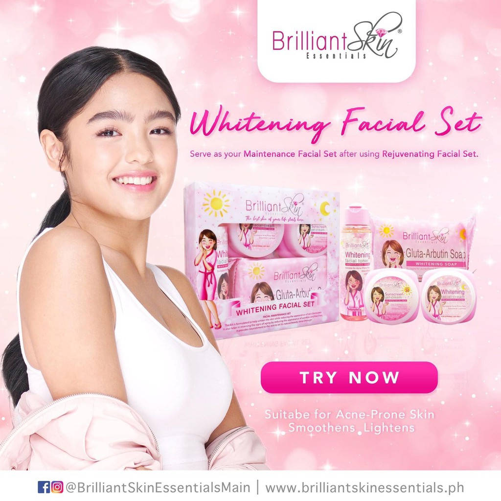 BRILLIANT SKIN ESSENTIALS WHITENING FACIAL SET