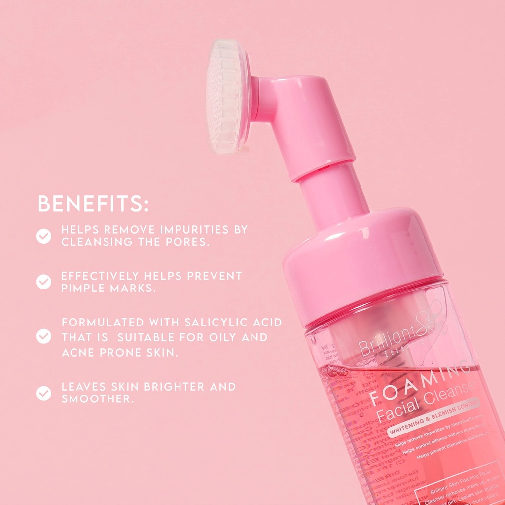 BRILLIANT ESSENTIALS FOAMING FACIAL CLEANSER