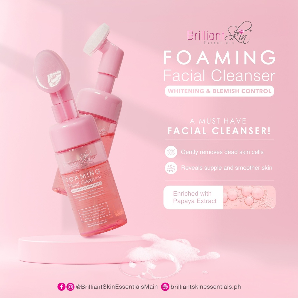 BRILLIANT ESSENTIALS FOAMING FACIAL CLEANSER