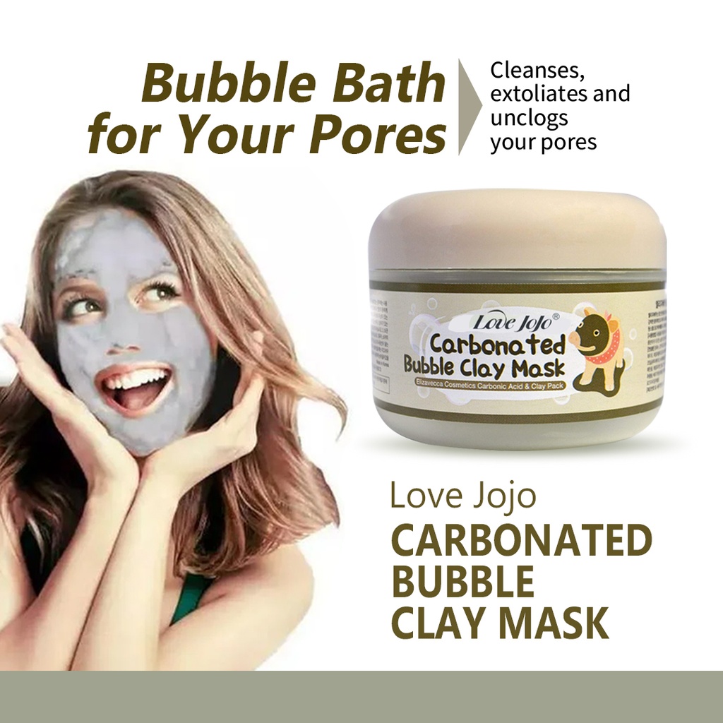 LOVE JOJO CARBONATED BUBBLE CLAY MASK