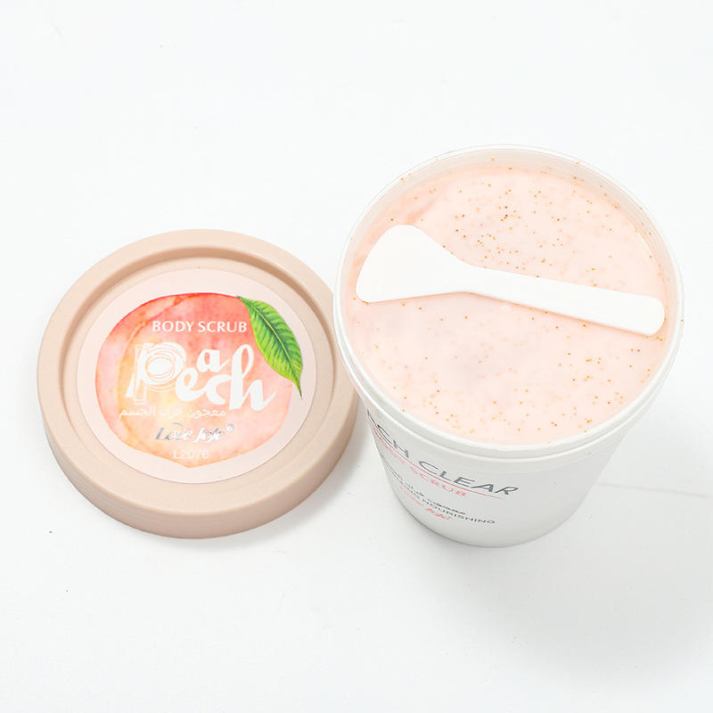 LOVE JOJO PEACH CLEAR BODY SCRUB MOISTURIZING NOURISHING