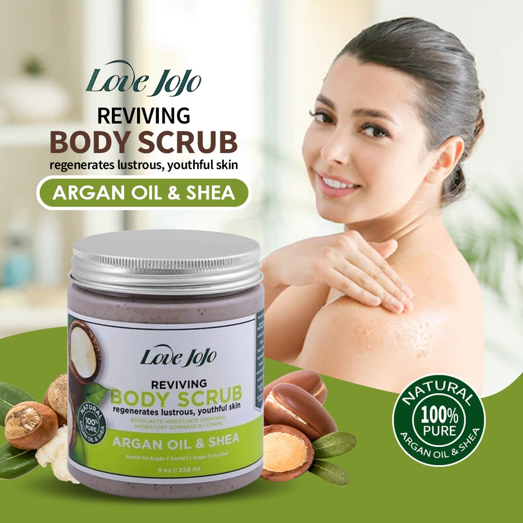 LOVE JOJO REVIVING BODY SCRUB WITH ARGAN OIL & SHEA