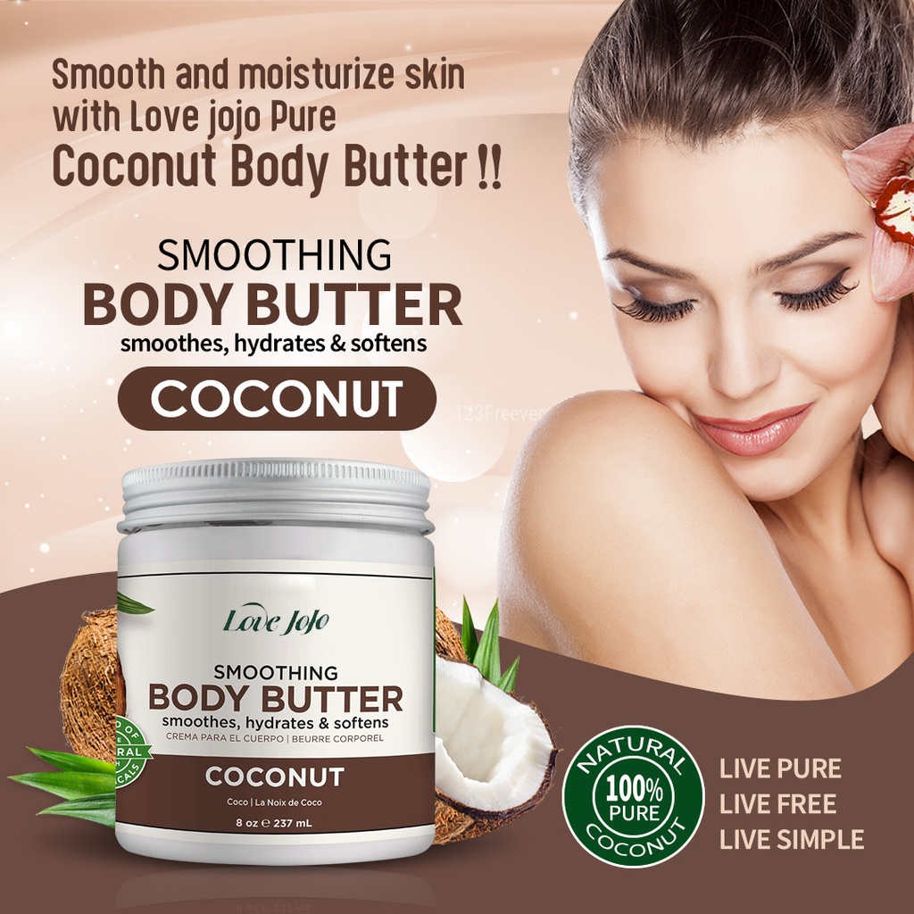 LOVE JOJO SMOOTHING BODY BUTTER COCONUT