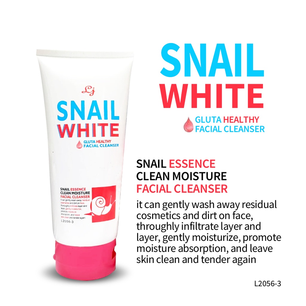 LOVE JOJO SNAIL WHITE GLUTA HEALTHY FACIAL CLEANSER