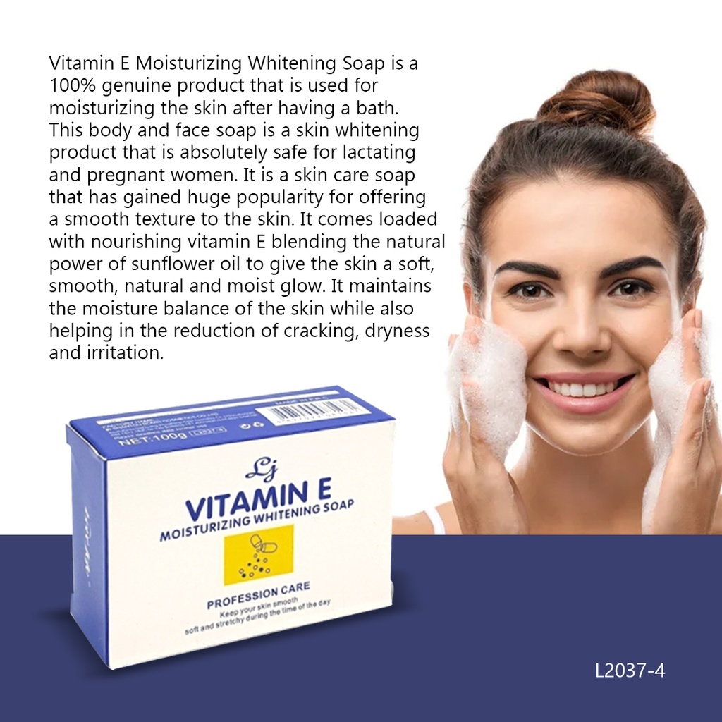 LOVE JOJO VITAMIN E MOISTURIZING WHITENING SOAP