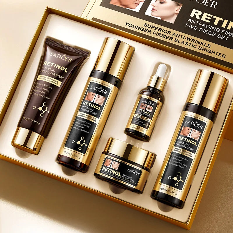 SADOER 5pcs Retinol Skin Care Set