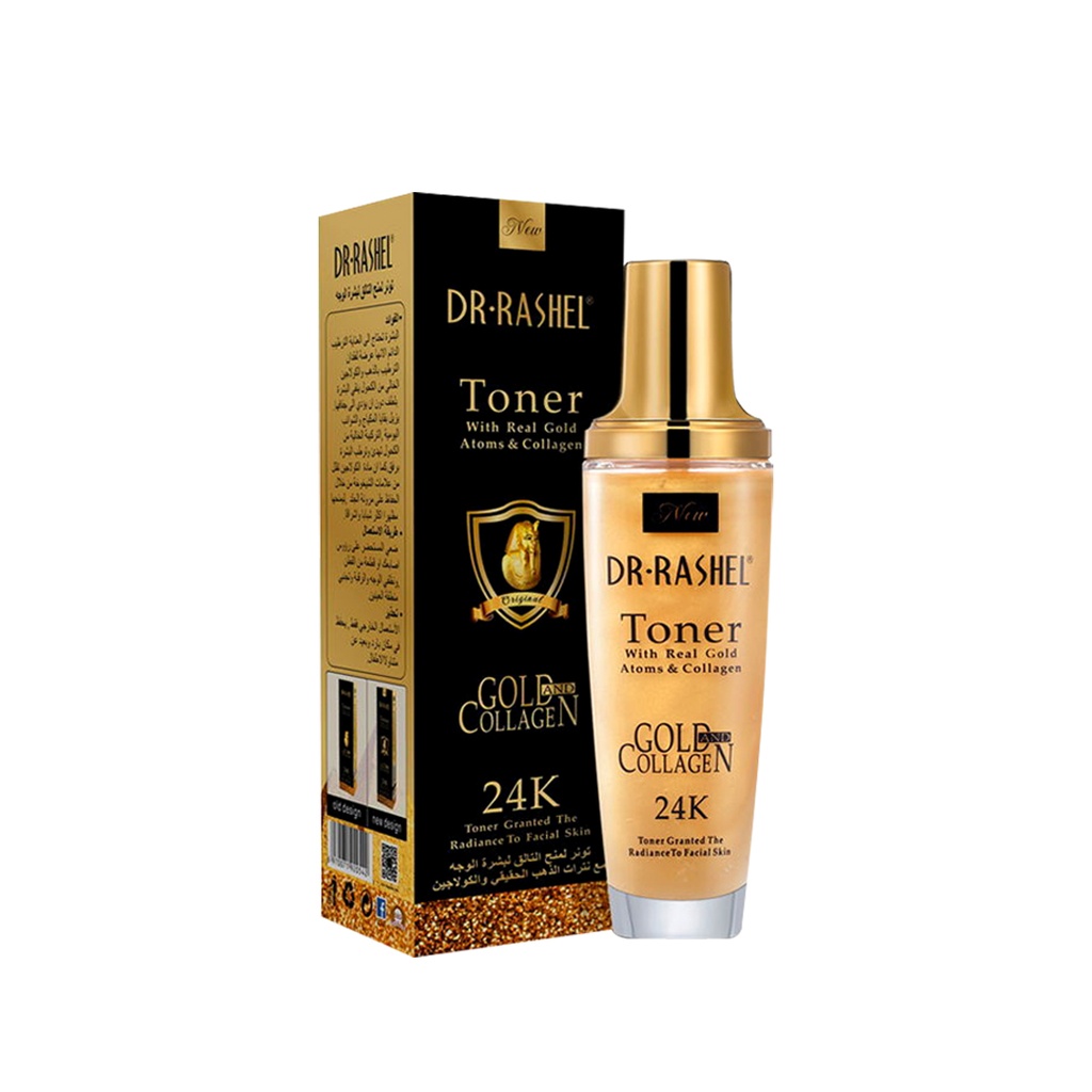 Dr.Rashel Toner With Real Gold Atoms & Collagen Gold And Collagen - 120ml