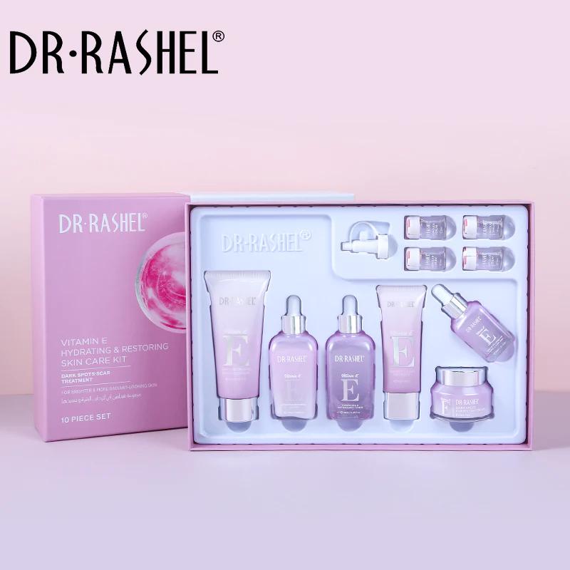 Dr.Rashel Vitamin E Hydrating & Restoring Skin Care Kit 10Pcs