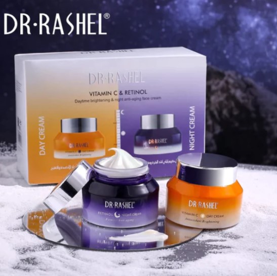 Dr.Rashel Vitamin C Day Cream & Retinol Night Cream - 2x50g