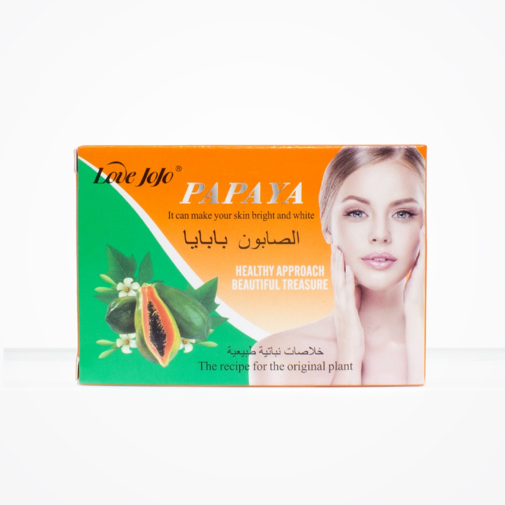 Love Jojo Papaya Soap Healthy Approach Beautiful Treasure- 110g
