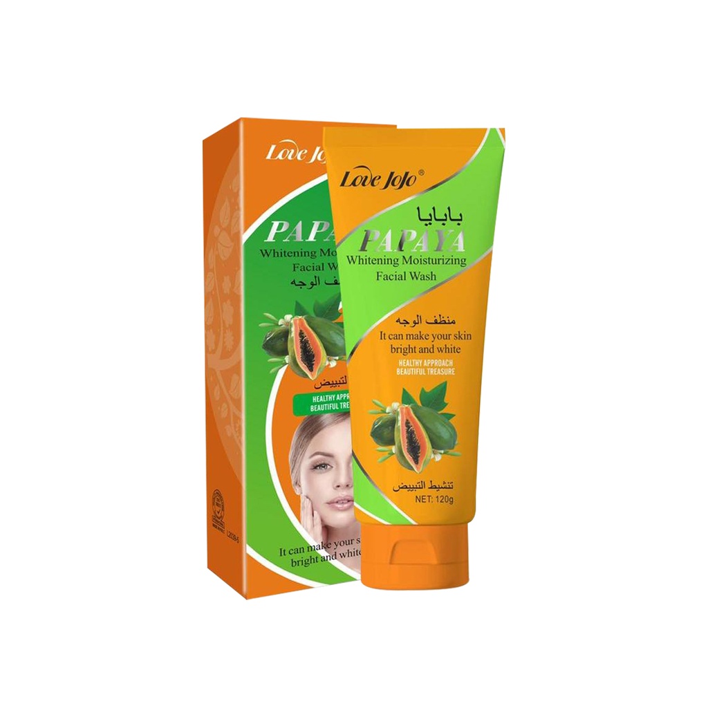 Love Jojo Papaya Whitening Moisturizing Facial Wash - 120g