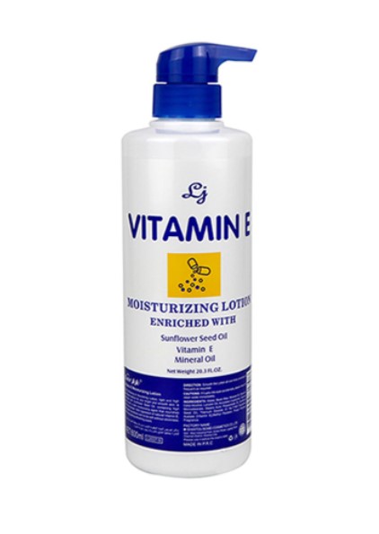 Love Jojo Vitamin E Moisturizing Lotion Enriched With Sunflower Seed Oil & Vitamin E Mineral Oil - 600ml