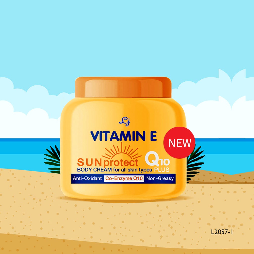 Love Jojo Vitamin E Sunblock Body Cream _ Q10 Plus - 200g